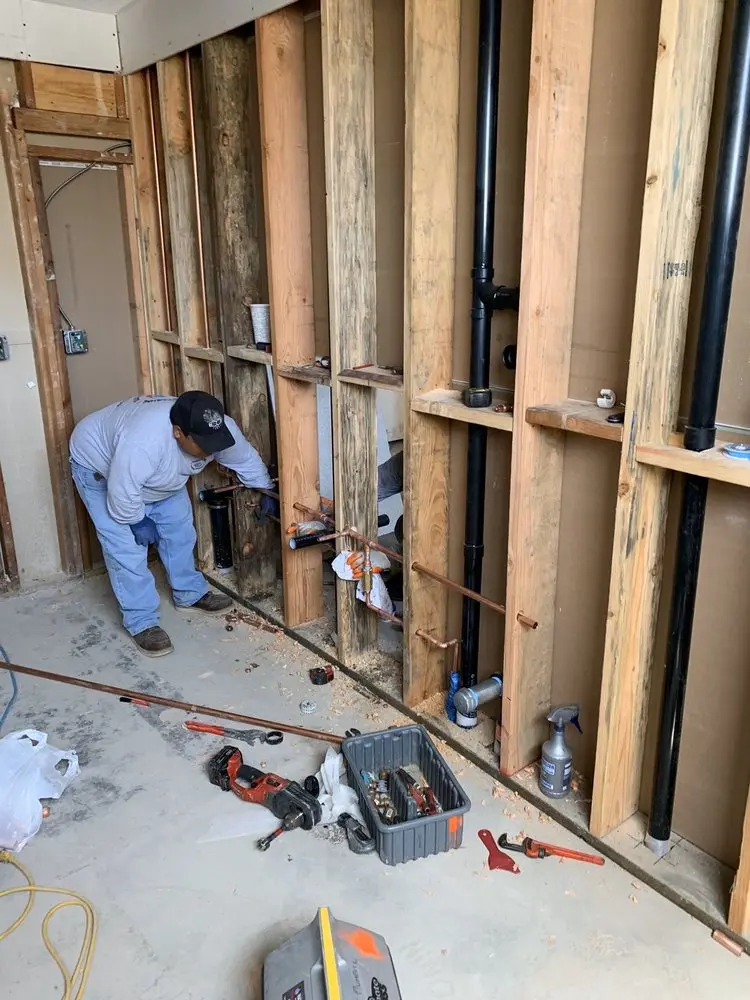 Commercial rough-in plumbing for Trenchless Sewer Repair in Woodruff